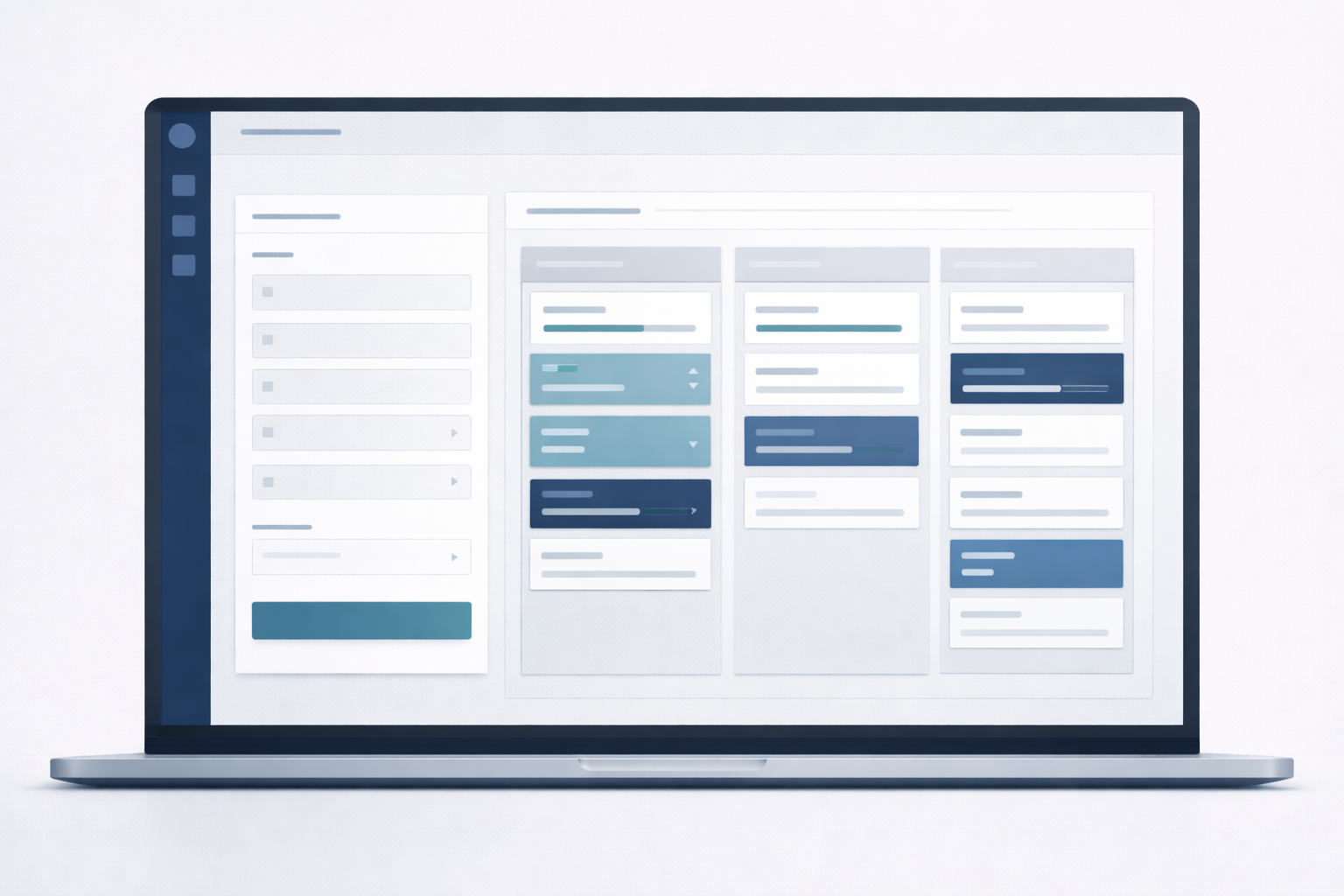 Client Intake Manager portal interface with document management and archive